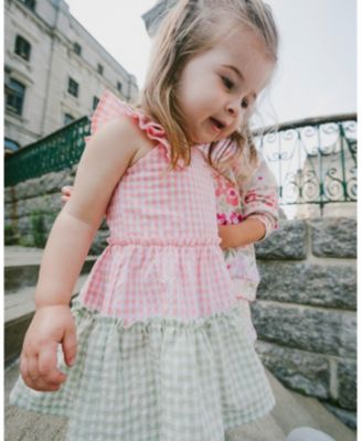 Girls' Tunic and Organic Cotton Gingham Capri Set - Big Kid