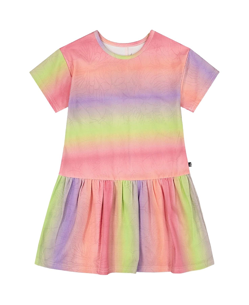 Deux par Deux Girls' Heart Back Cut Out Jersey Dress - Big Kid