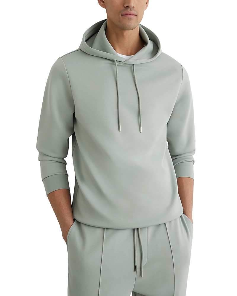 Reiss Interlock Drawstring Hoodie