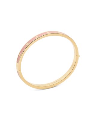 Spot the Spade Enamel Hinged Bangle Bracelet