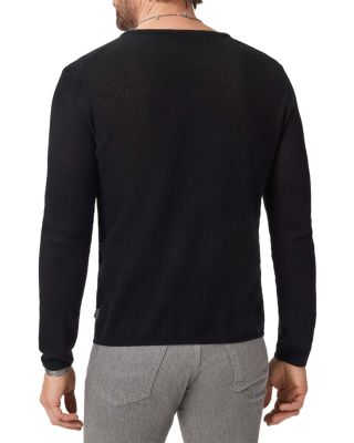 Montclair Long Sleeve Mesh Crewneck Sweater