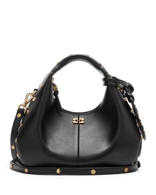 Mini Studded Hobo Bag