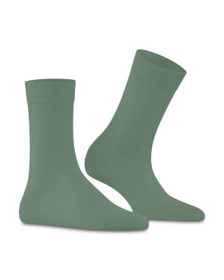 Falke Cotton Touch Crew Socks In Sage
