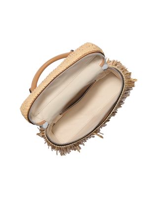 Jana Extra Small Fringed Raffia Crossbody Bag