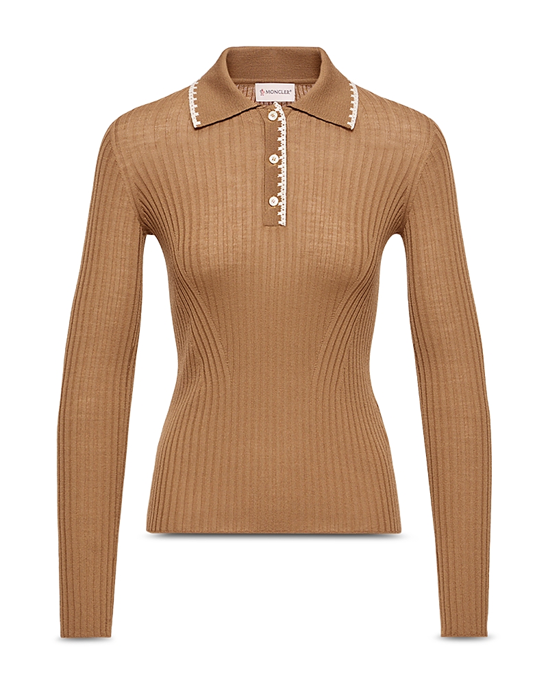 Moncler Wool Polo Sweater
