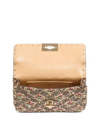 Small Stud & Flower Shoulder Bag 