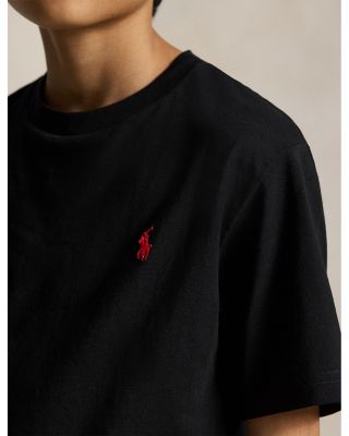 Boys' Embroidered Pony Cotton Tee - Big Kid