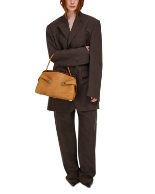 Hug Soft Suede Shoulder Bag