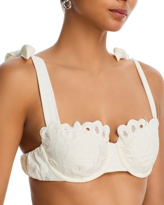 Sofie Embroidered Bikini Top