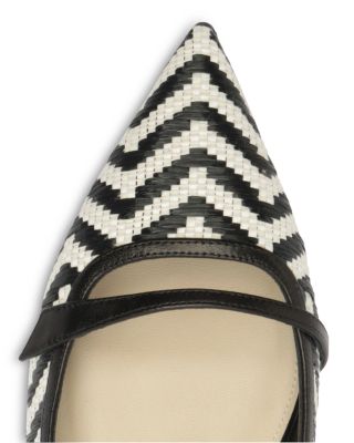 Women's Raffia Slingback Flats