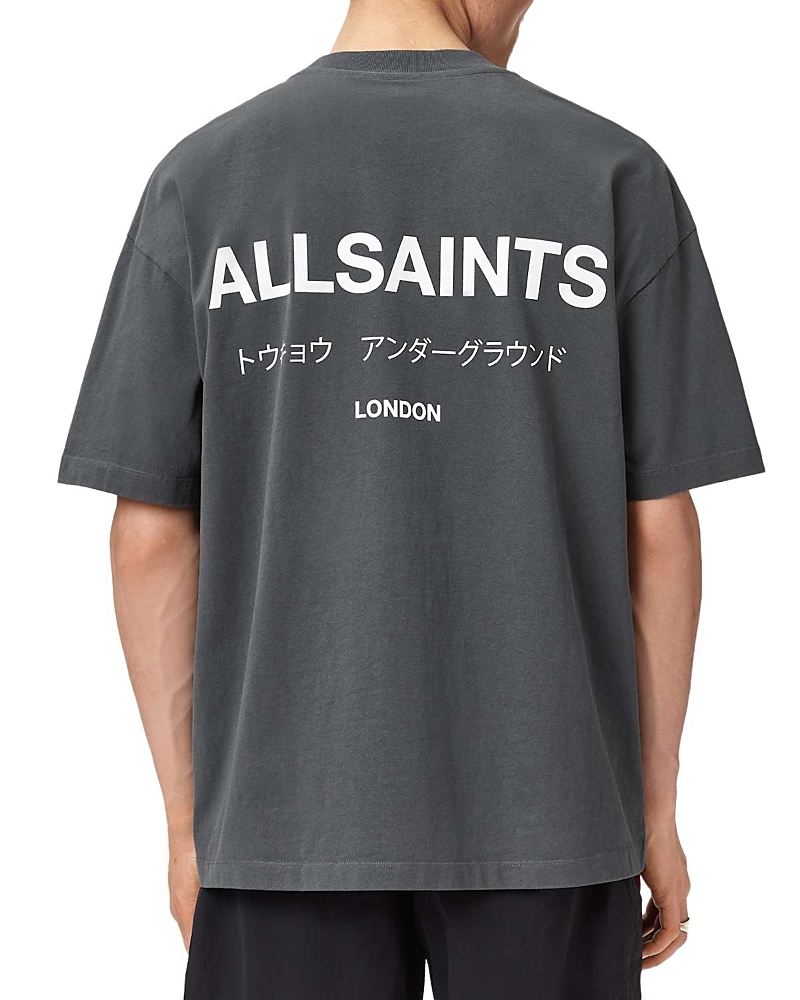 Allsaints Underground Organic Cotton Logo Graphic Tee