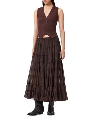 Eva Tiered Maxi Skirt