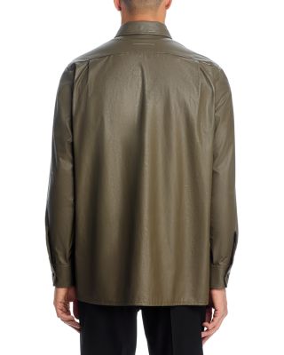 Long Sleeve Hidden Placket Shirt