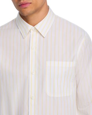 Straight Hem Single Pocket Shirt