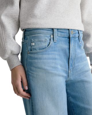 Mid Rise Wide Leg Ankle Jeans in Expedition