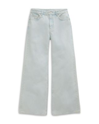 Saige Mid Rise Wide Leg Jeans in Luminance