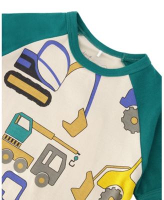  Boys' Organic Cotton Truck Two-Piece Pyjama Set - Little Kid, Big Kid
