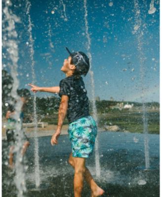 Boys' Mid Thigh Skeleton Boardshorts - Little Kid