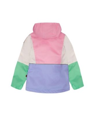 Girls' 3-in-1 Two-Piece Mid-Season Colorblock Outerwear Set - Little Kid