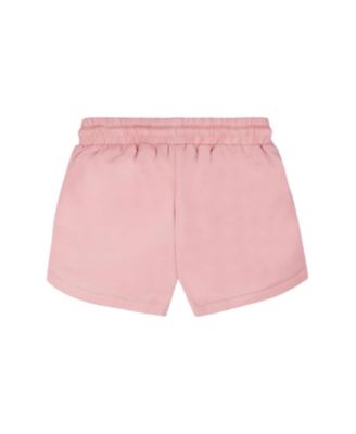 Girls' Organic Cotton Elastic Drawstring Jersey Shorts - Little Kid