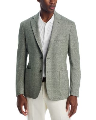 Cotton & Linen Jersey Unstructured Regular Fit Sport Coat - Exclusive