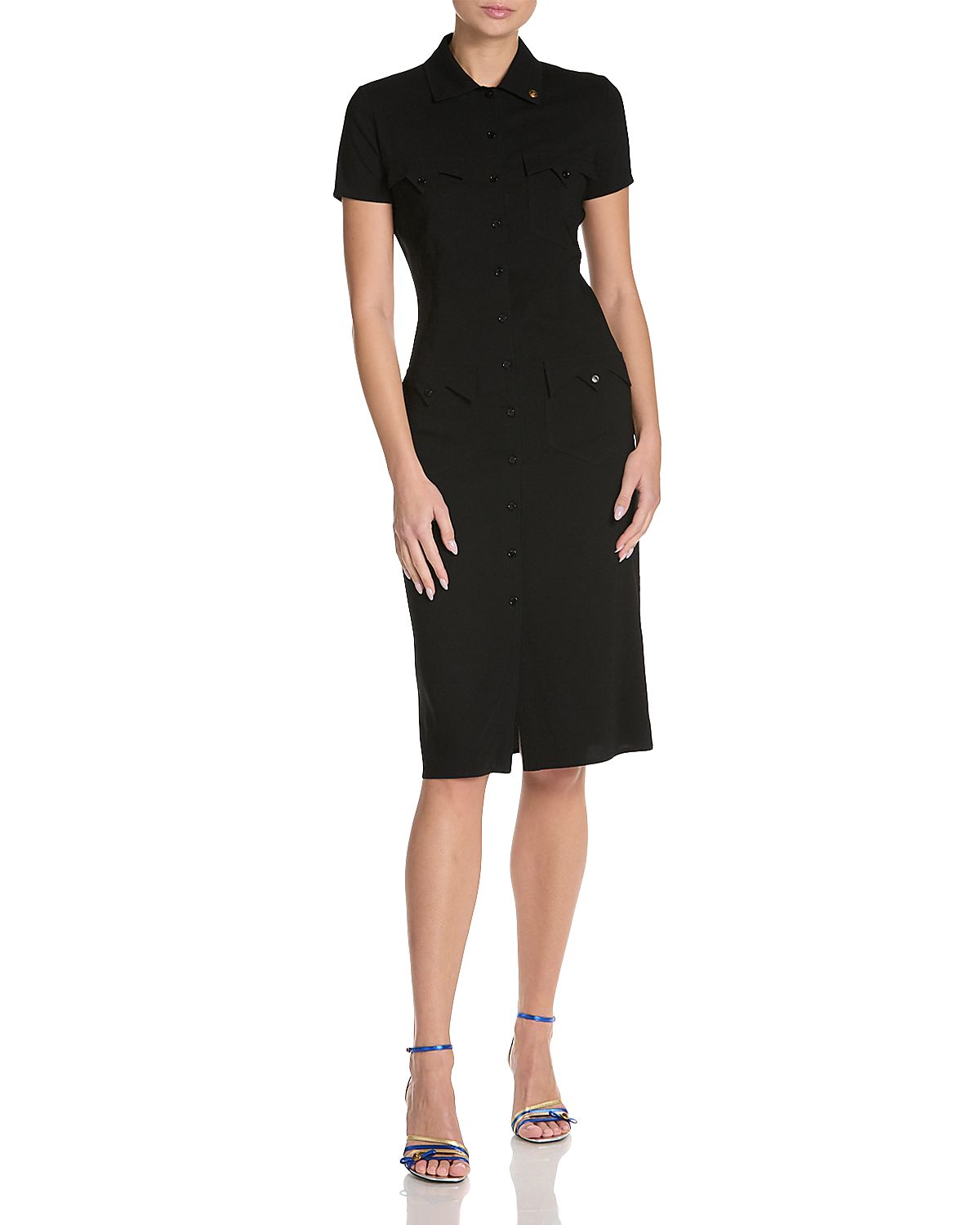 Versace Georgette Shirt Dress