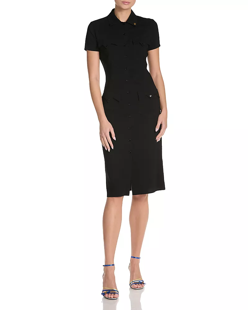 Versace Georgette Shirt Dress