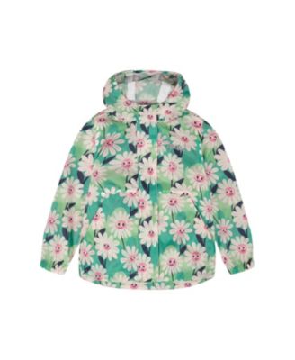 Girls' Packable Smiling Flower Windbreaker - Little Kid