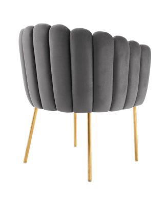  Sanna Channel Tufted Performance Velvet Armchair