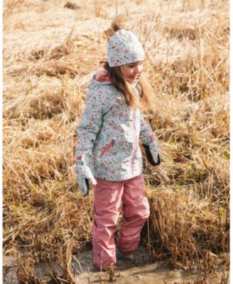 Girls' Two-Piece Mid-Season Mini Flower Outerwear Set - Little Kid