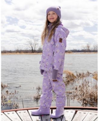 Girls' 3-in-1 Two-Piece Daisy Mid-Season Outerwear Set - Little Kid