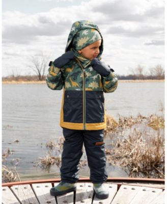 Boys' Two-Piece Mid-Season Dinosaur Print Outerwear Set - Baby