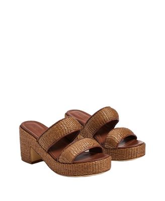  Women's Raffia Amelia Platform Sandal