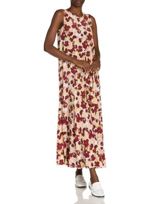 Sleeveless Silk Dress