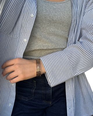 Iman Multi Row Bangle Bracelet