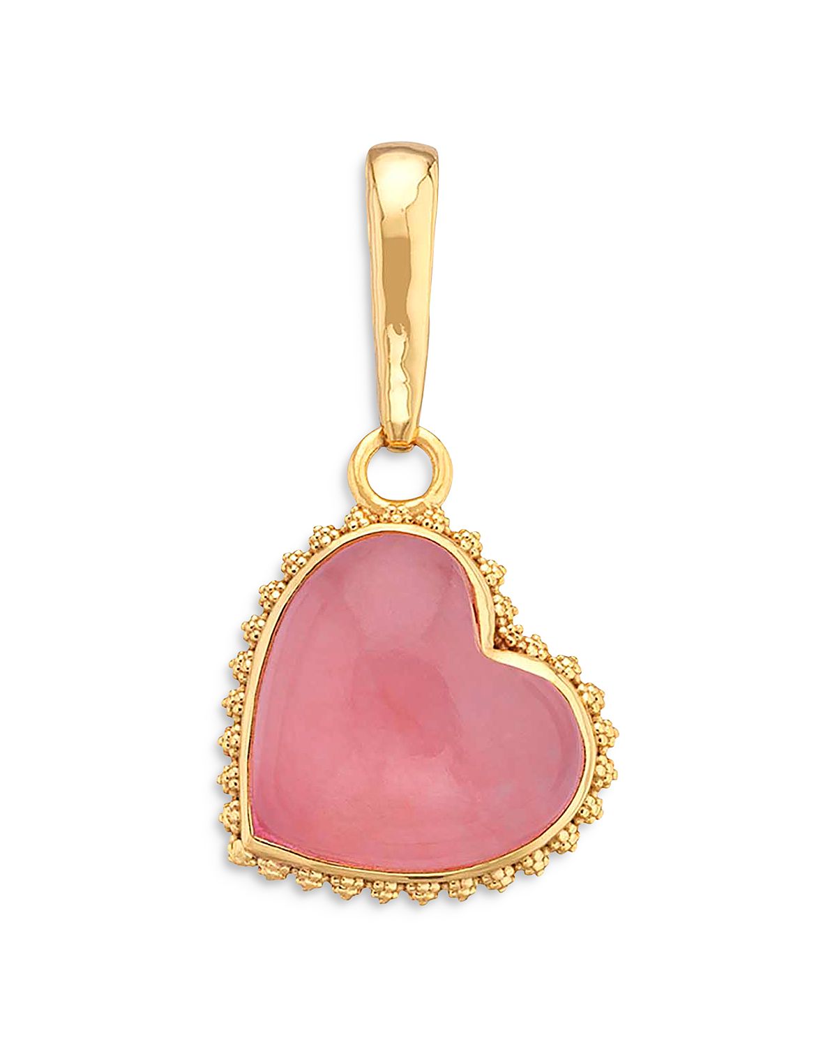 Capucine De Wulf Love Mother Of Pearl Medium Heart Charm