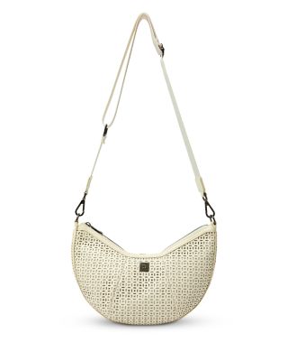 Posh Cut Out Leather Shoulder Bag