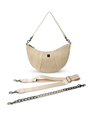 Flirt Raffia Shoulder Bag