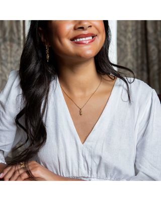 Meadow Lily Pendant Necklace, 16-18"