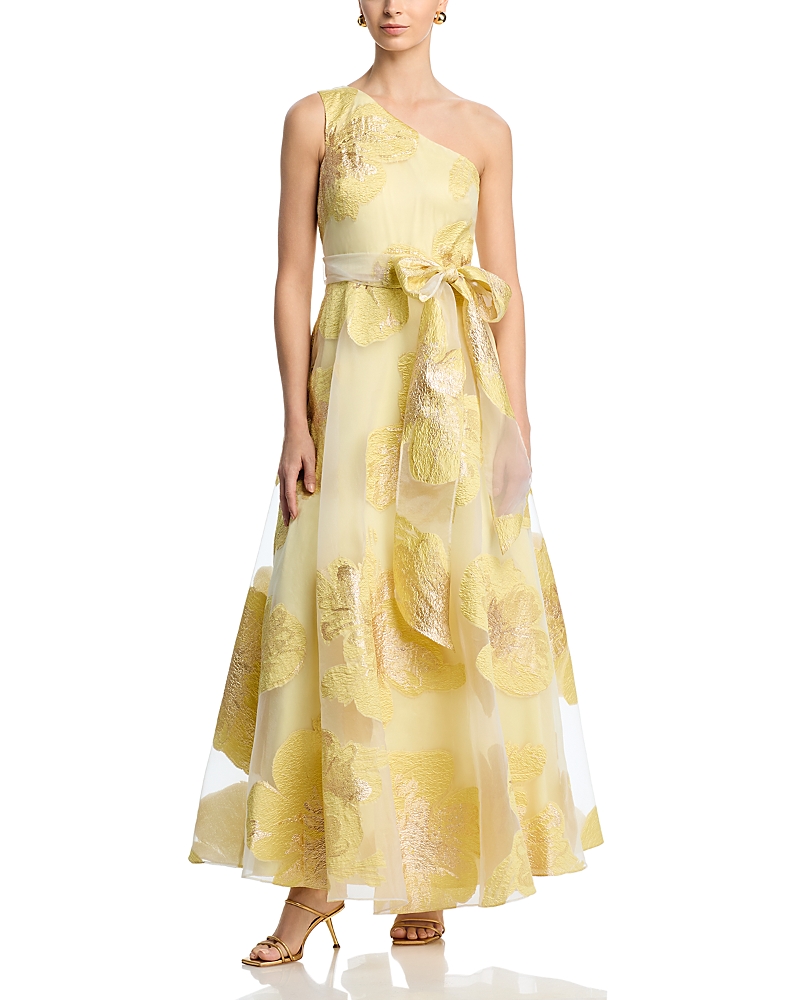 Eliza J Asymmetrical Belted Dress