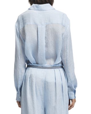 Lanette Pinstriped Blouse