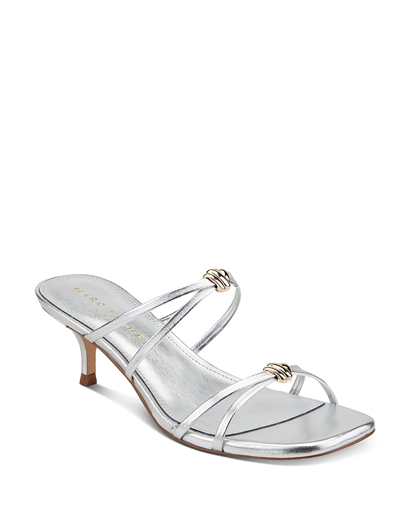 Marc Fisher Ltd. Women's Baizel Slip On Square Toe Dress Sandals