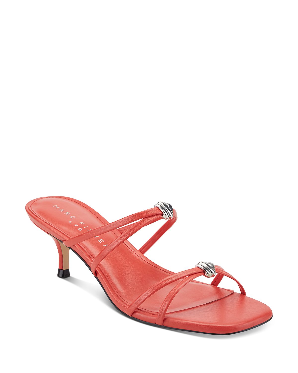 Marc Fisher Ltd. Women's Baizel Slip On Square Toe Dress Sandals