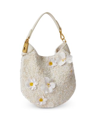 Polo ID Floral Beaded Pouch