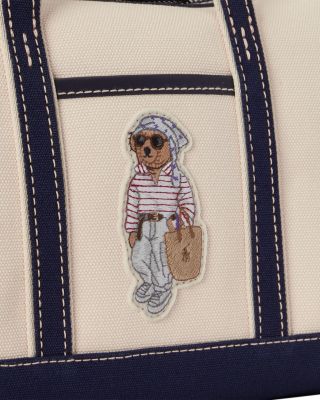 Polo Bear Mini Canvas Shopper Tote