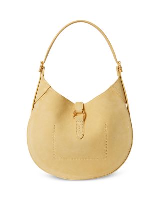 Polo ID Small Suede Shoulder Bag 