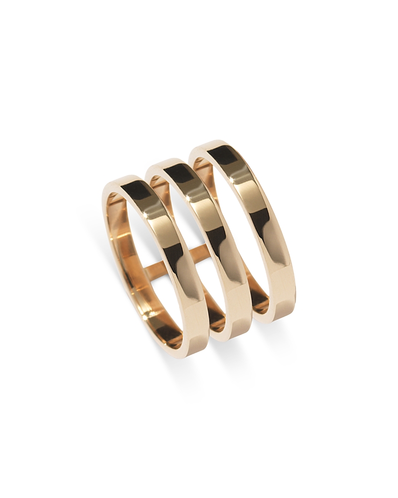 Repossi 18K Rose Gold Berbere Triple Row Ring