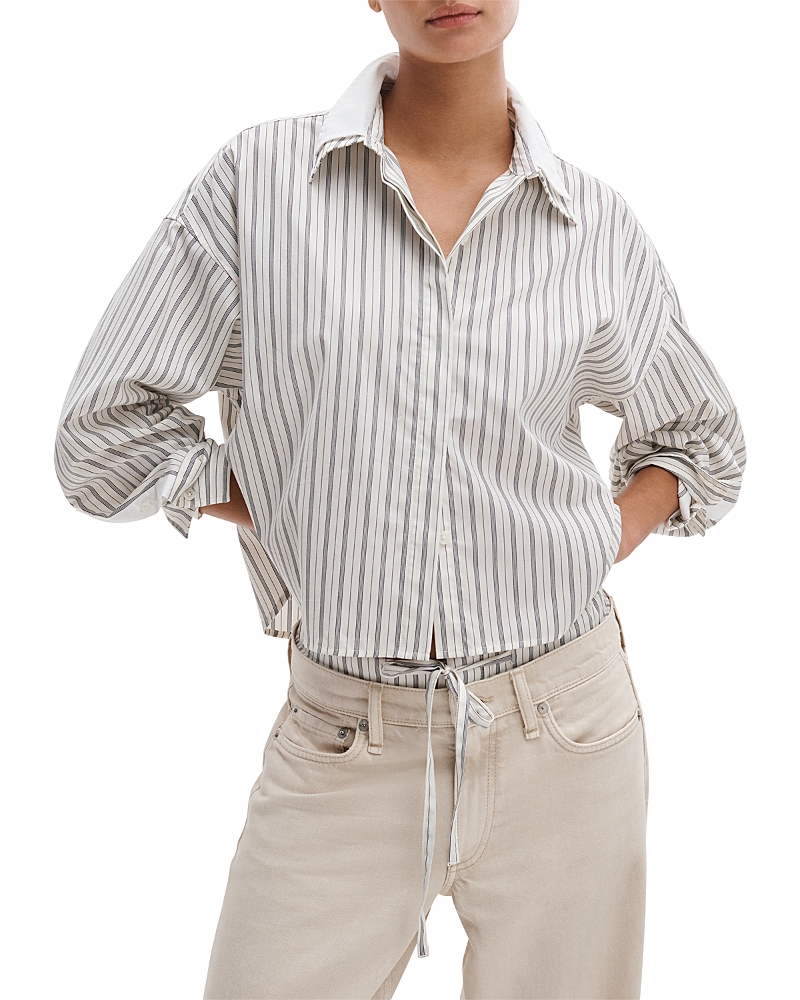 rag & bone Marin Stripe Layered Shirt