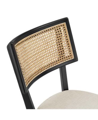  Caledonia Wood Counter Stools, Set of 2