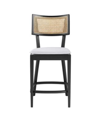  Caledonia Wood Counter Stools, Set of 2